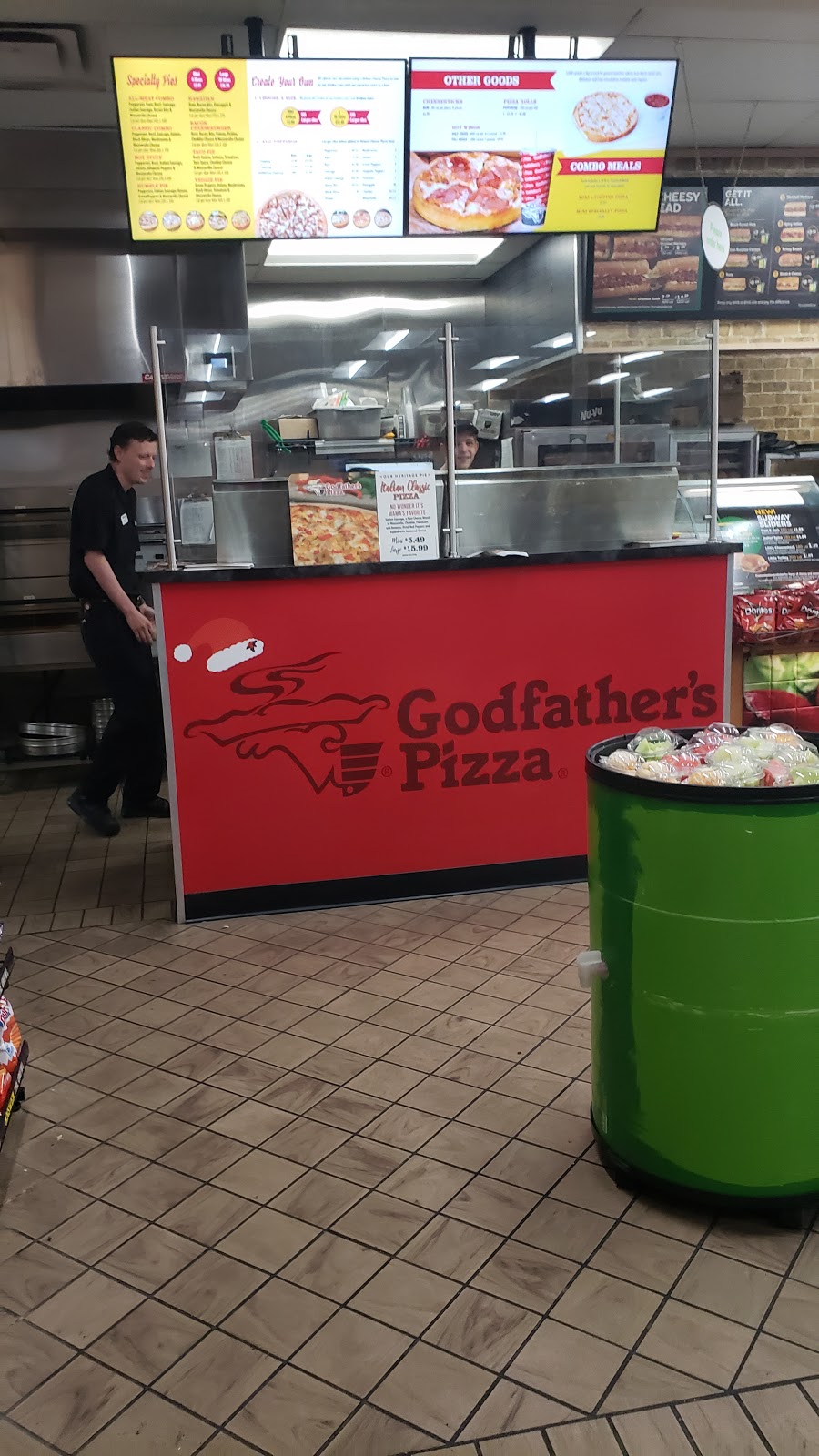 Godfathers Pizza Express | restaurant | 1124 Central E Fwy, Wichita Falls, TX 76301, USA | 9407617546 OR +1 940-761-7546