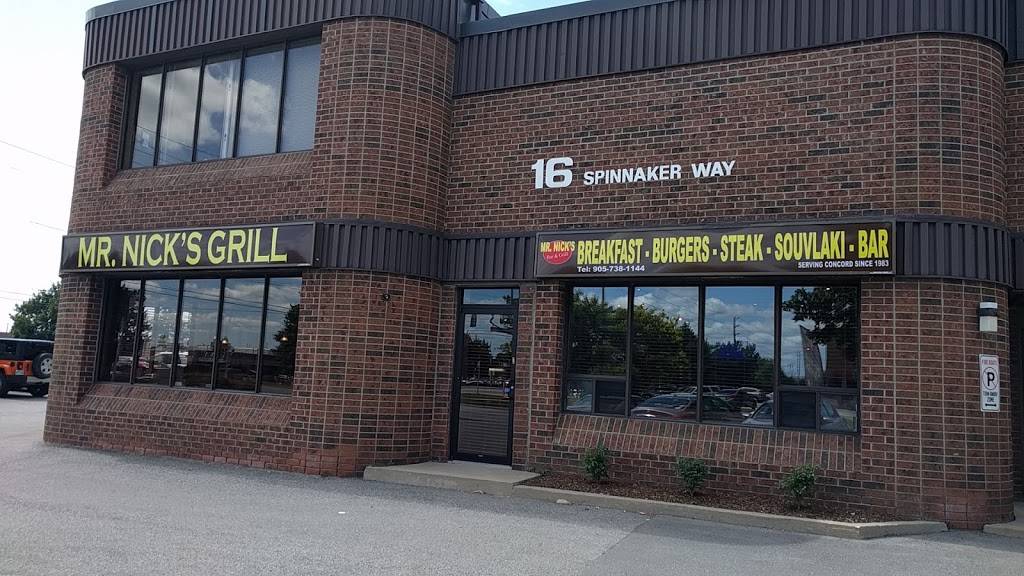 Mr Nicks Food Service | restaurant | 16 Spinnaker Way, Concord, ON L4K 2T8, Canada | 9057381144 OR +1 905-738-1144