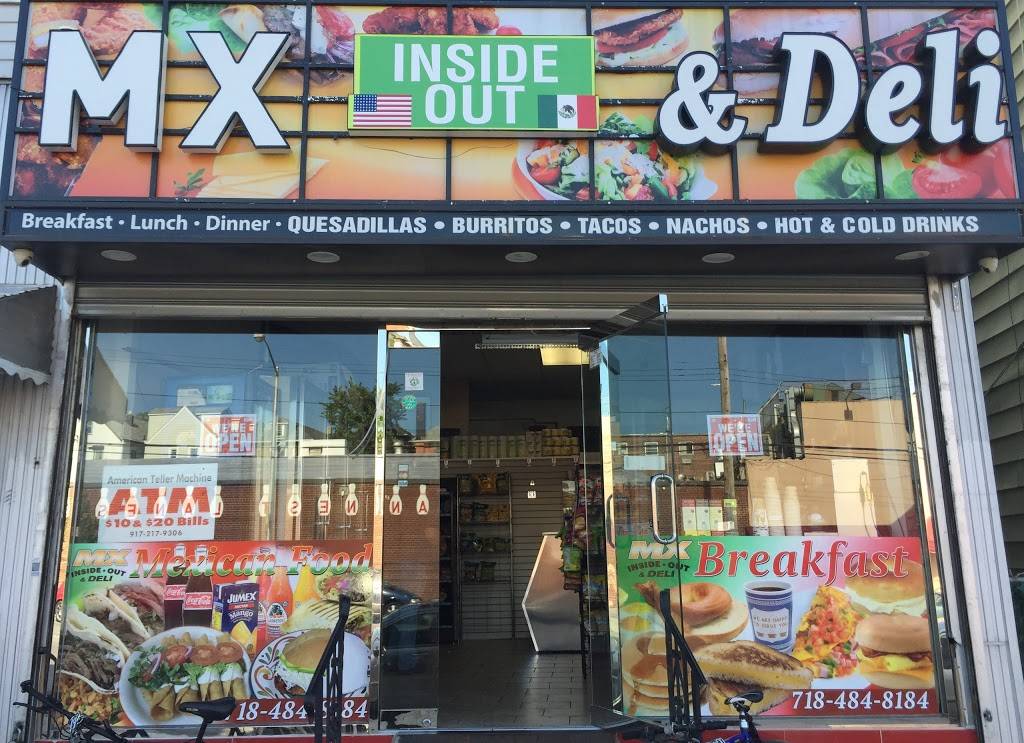 MX INSIDE OUT DELI | restaurant | 1761 Bronxdale Ave, Bronx, NY 10462, USA | 7184848184 OR +1 718-484-8184