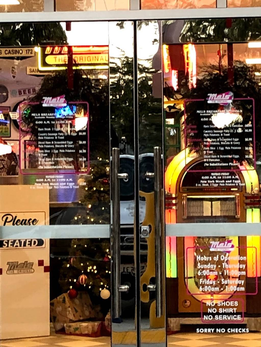 The Original Mels Diner | restaurant | 1501 Travis Blvd Suite 2, Fairfield, CA 94533, USA | 7074254452 OR +1 707-425-4452