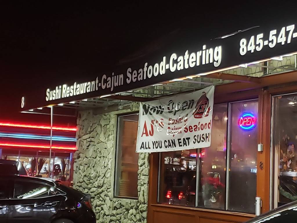 AJ’S Sushi & Cajun Seafood | restaurant | 8 N Airmont Rd, Suffern, NY 10901, USA | 8455472326 OR +1 845-547-2326