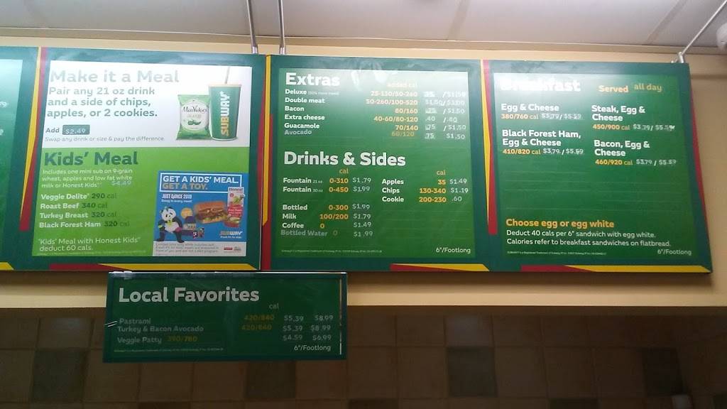 Subway | restaurant | Rainbow Village, 7320 S Rainbow Blvd #105, Las Vegas, NV 89139, USA | 7022700325 OR +1 702-270-0325