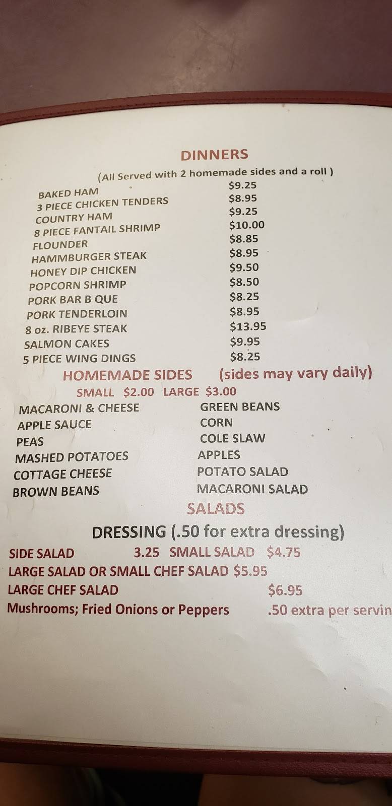 BGs Family Restaurant | restaurant | 290 Craig St, Craigsville, VA 24430, USA | 5409975019 OR +1 540-997-5019