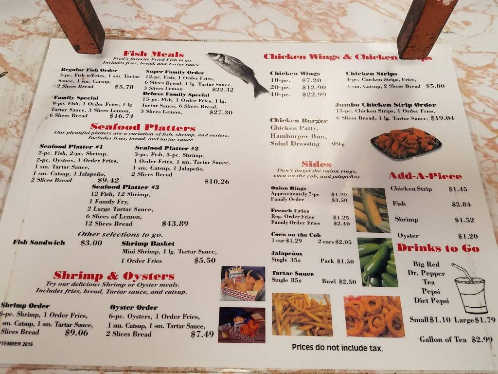 Freds Fish Fry | restaurant | 3418 Culebra Rd, San Antonio, TX 78228, USA | 2104324288 OR +1 210-432-4288