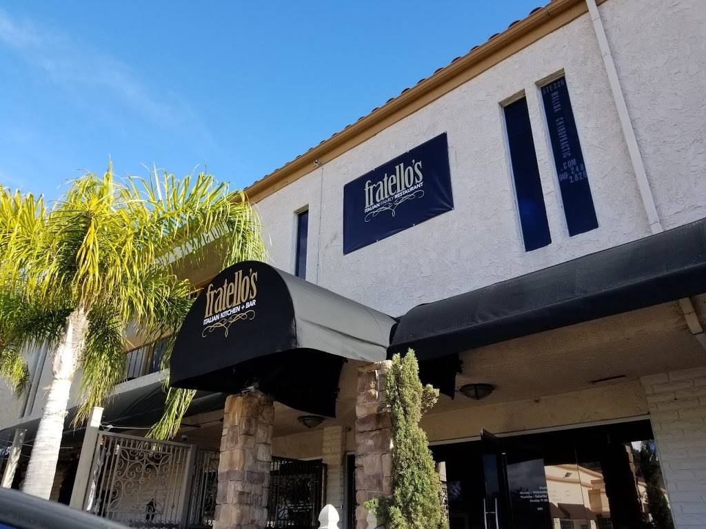 Fratellos Italian Kitchen + Bar | restaurant | 647 Camino De Los Mares #126, San Clemente, CA 92673, USA | 9496615200 OR +1 949-661-5200