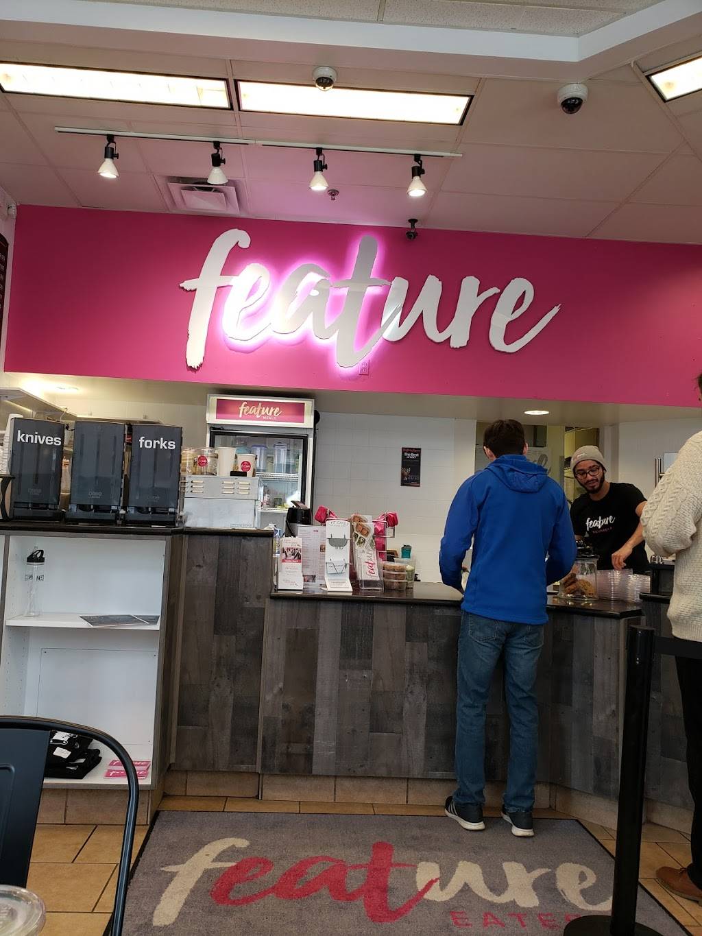 Feature Meals & Eatery | restaurant | 598 Main St, Buffalo, NY 14202, USA | 7164365055 OR +1 716-436-5055