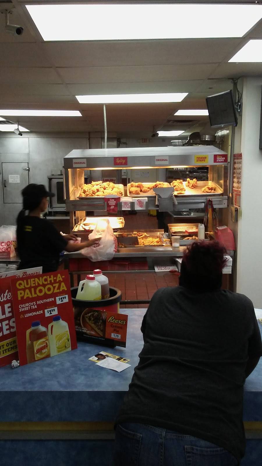 Churchs Chicken | restaurant | 1428 Forestdale Blvd, Birmingham, AL 35214, USA | 2057981221 OR +1 205-798-1221