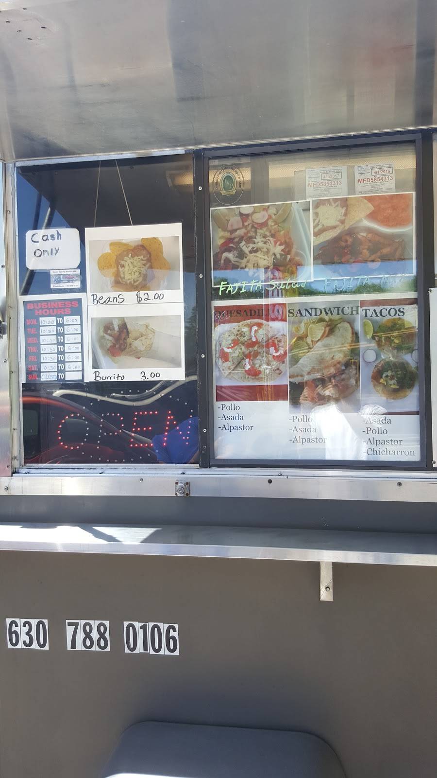 Tacos dos potrillos | restaurant | 20651 US-441, Mt Dora, FL 32757, USA | 6307880106 OR +1 630-788-0106