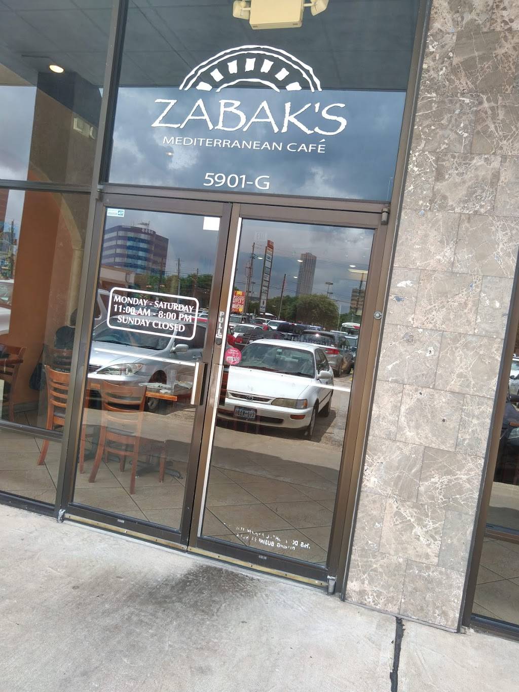 Zabaks Mediterranean Cafe | restaurant | 5901 Westheimer Rd, Houston, TX 77057, USA | 7139777676 OR +1 713-977-7676