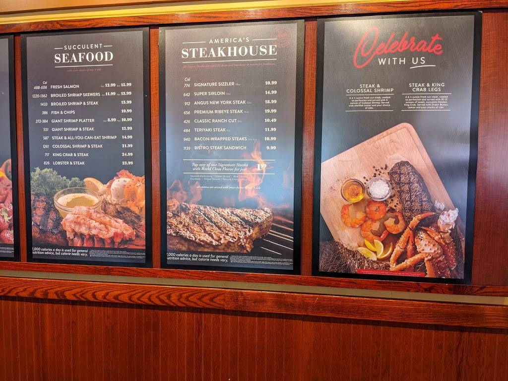 Sizzler | restaurant | 1385 S University Ave, Provo, UT 84601, USA | 8013741516 OR +1 801-374-1516