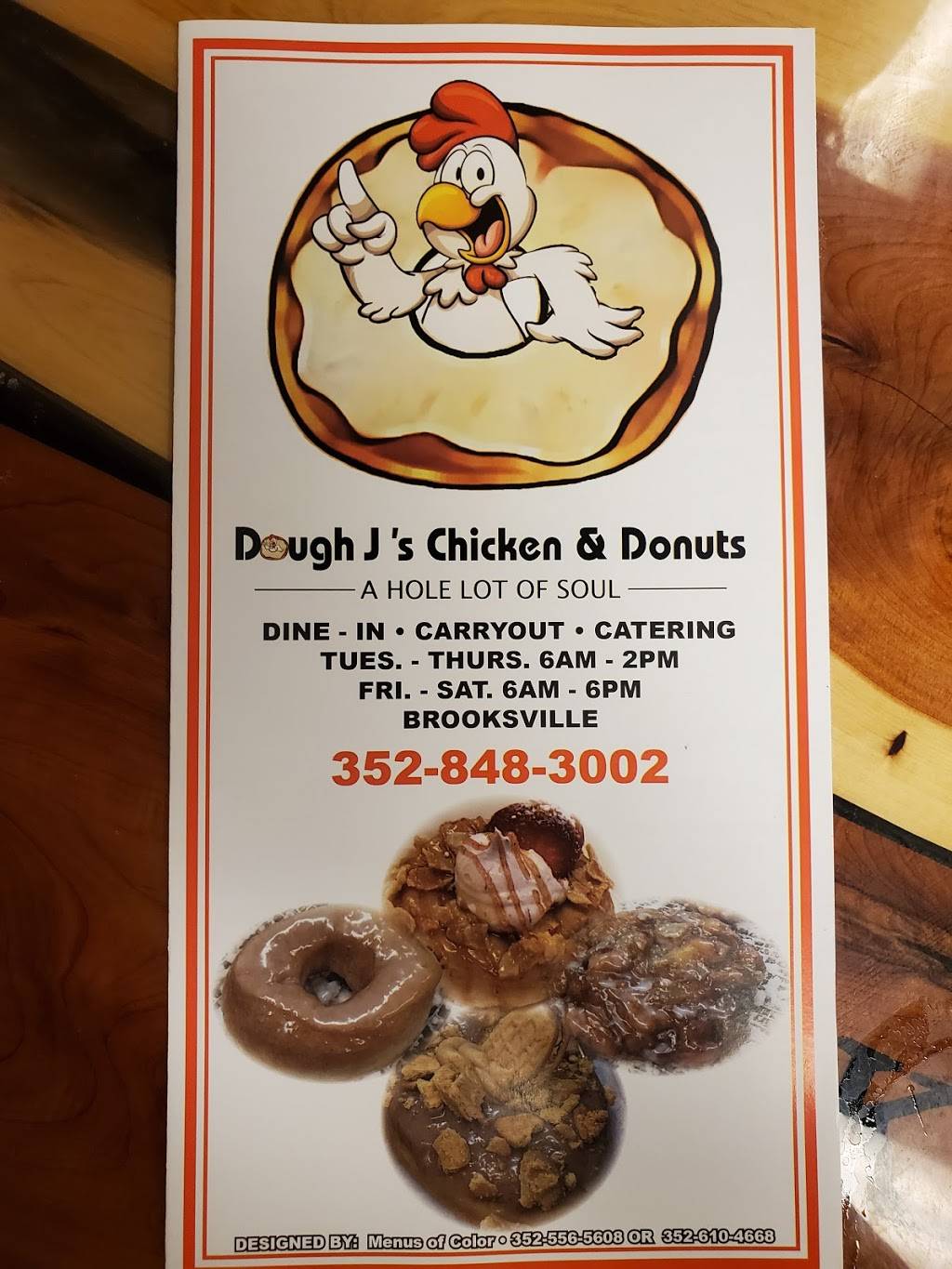 DoughJs Chicken and Donuts | restaurant | 720 S Broad St, Brooksville, FL 34601, USA | 3528483002 OR +1 352-848-3002