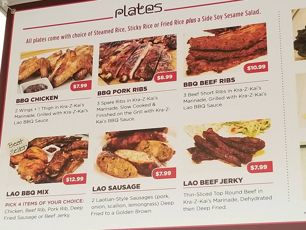 Kra Z Kais Laotian Barbeque | restaurant | 1218 Magnolia Ave. Ste #G110, Corona, CA 92881, USA | 9512686968 OR +1 951-268-6968