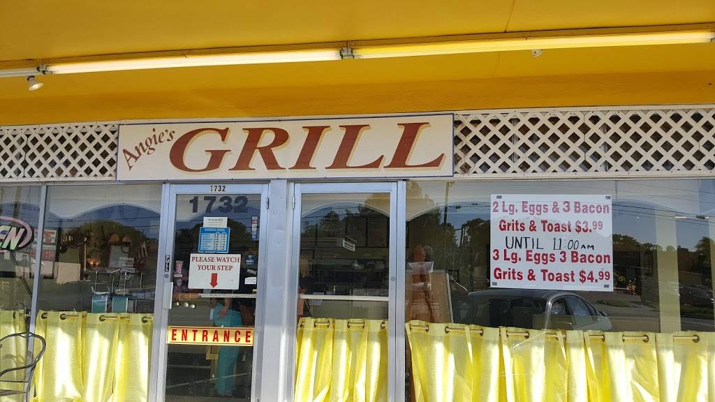 Angies Grill | restaurant | 1732 Drew St, Clearwater, FL 33755, USA | 7274412644 OR +1 727-441-2644