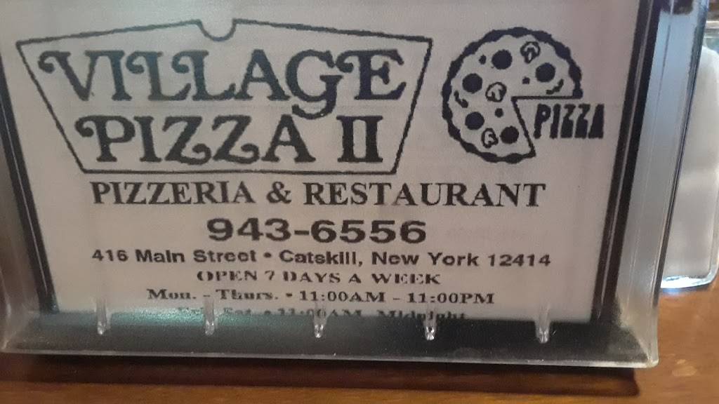 Village Pizza II | restaurant | 416 Main St, Catskill, NY 12414, USA | 5189436556 OR +1 518-943-6556
