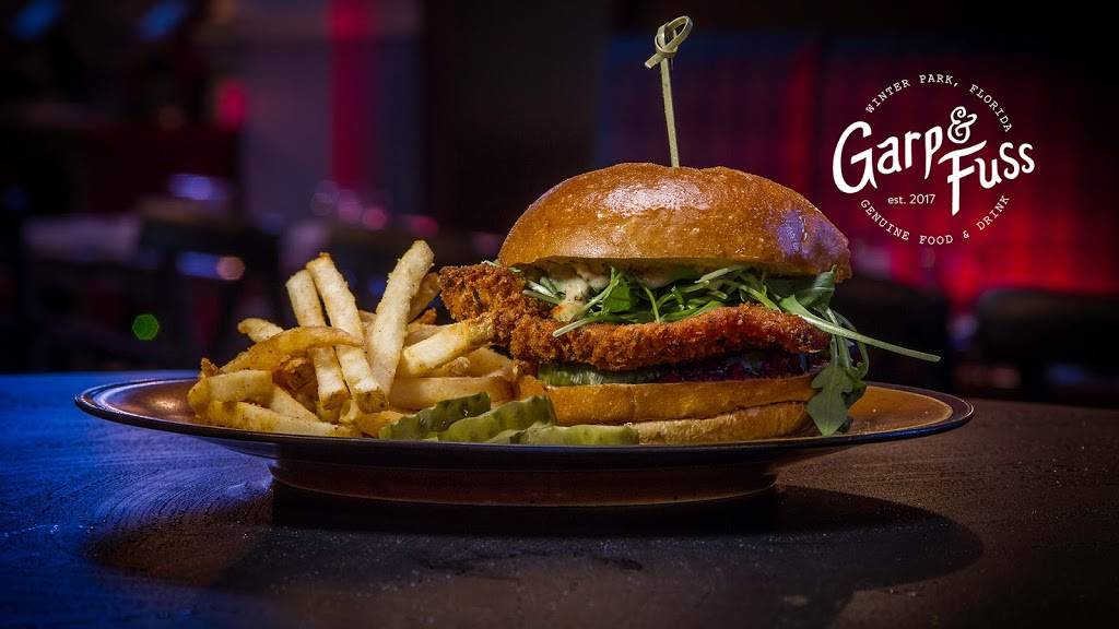 Garp & Fuss | restaurant | 348 N Park Ave #5, Winter Park, FL 32789, USA | 4079605560 OR +1 407-960-5560