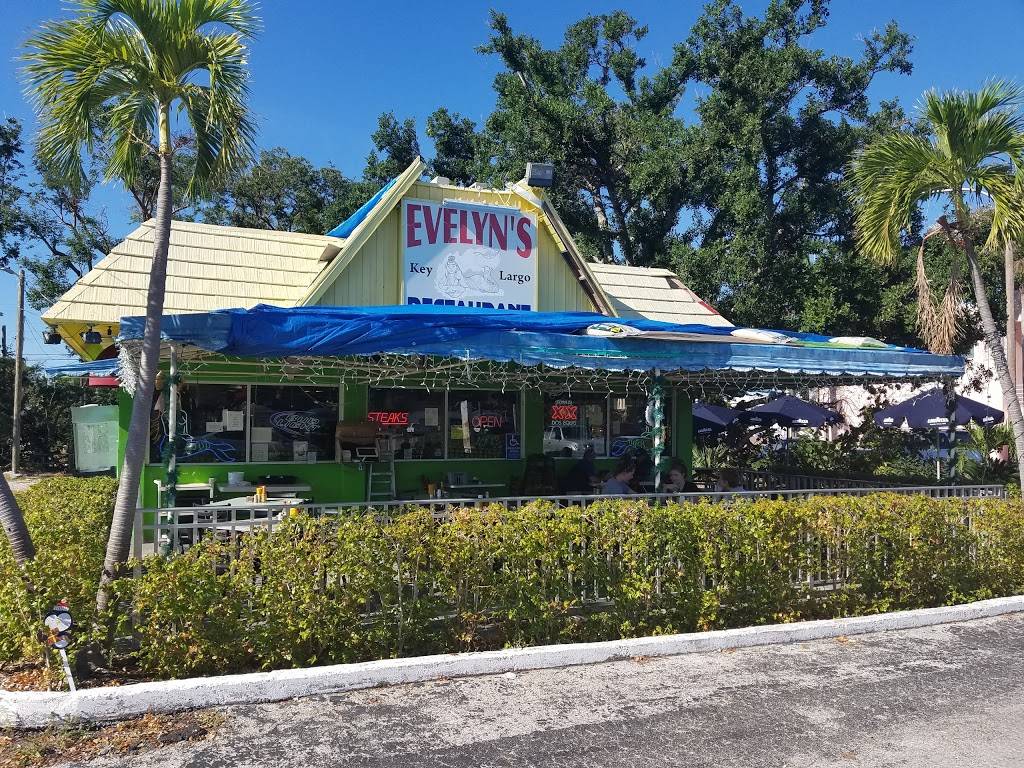 Evelyns-Key Largo | restaurant | 103360 Overseas Hwy, Key Largo, FL 33037, USA | 3054511691 OR +1 305-451-1691