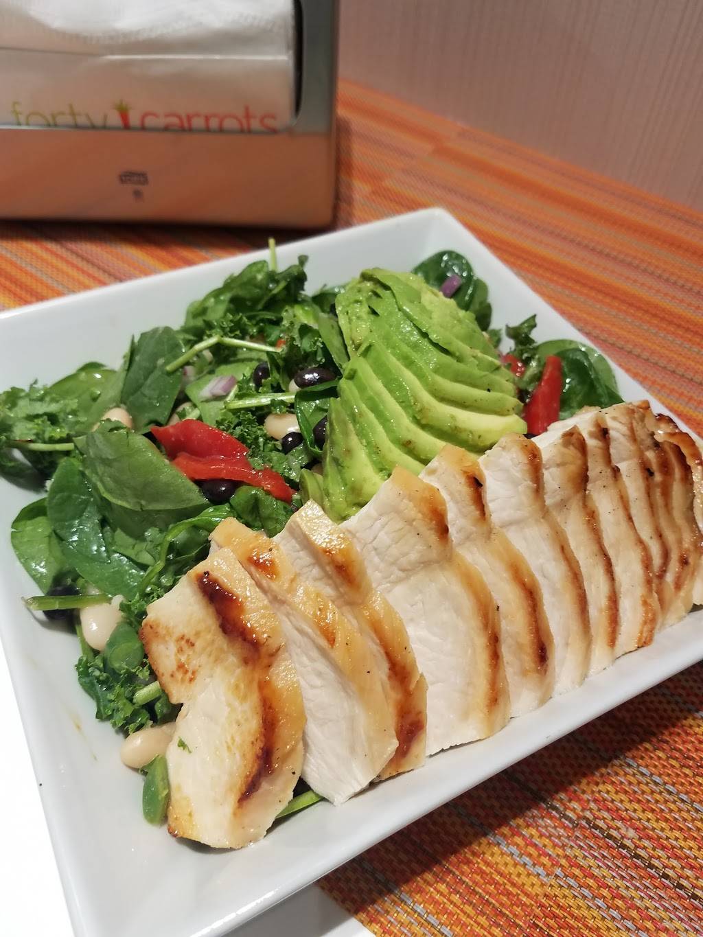 Forty Carrots | restaurant | 10250 Santa Monica Blvd, Los Angeles, CA 90067, USA | 3107727178 OR +1 310-772-7178