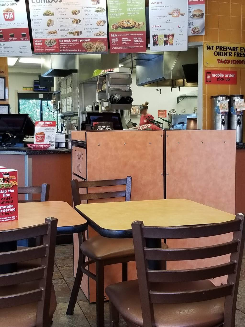 Taco Johns | restaurant | 319 S Ankeny Blvd, Ankeny, IA 50023, USA | 5159649800 OR +1 515-964-9800
