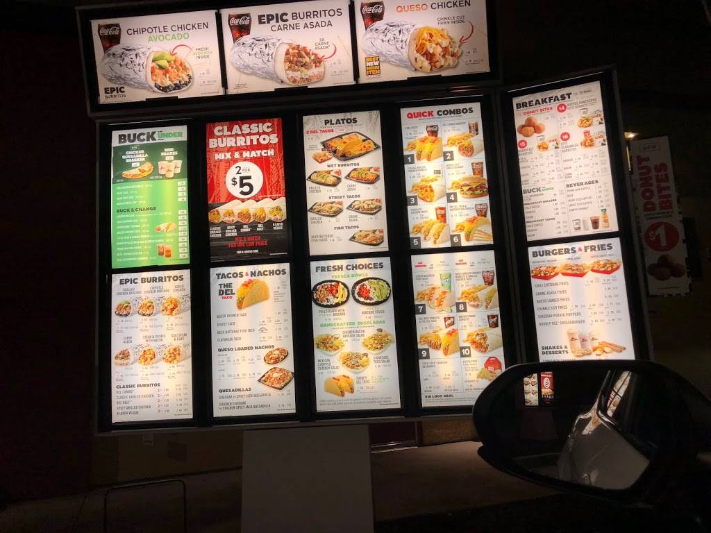 Del Taco | meal takeaway | 2260 Frontage Rd, Corona, CA 92882, USA | 9518931017 OR +1 951-893-1017