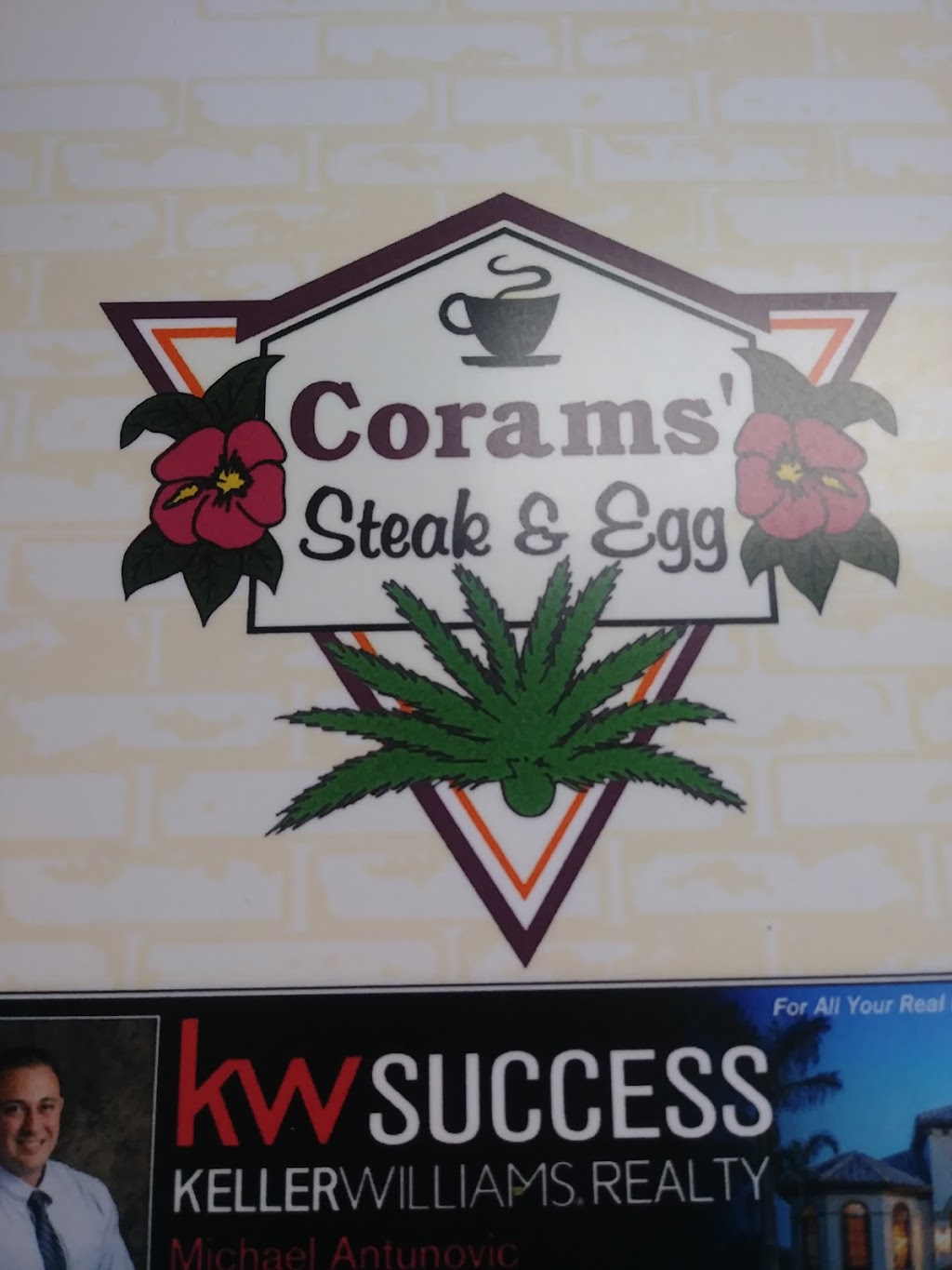 Corams Steak and Egg | restaurant | 804 S Tyndall Pkwy, Panama City, FL 32404, USA | 8507633447 OR +1 850-763-3447