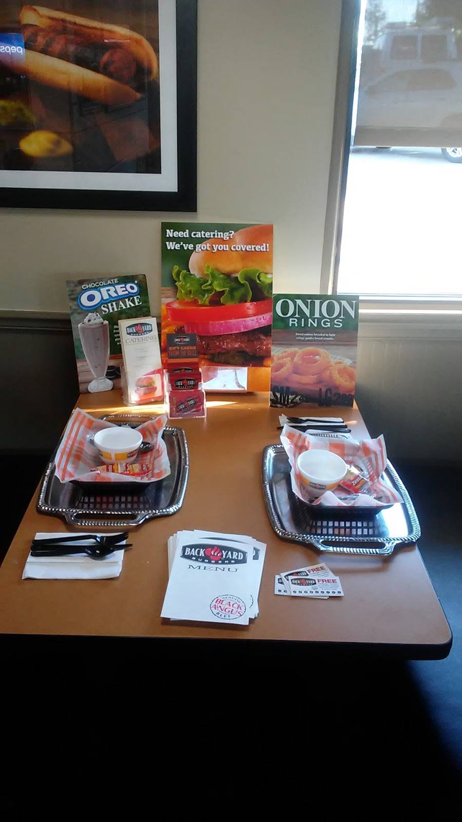 Back Yard Burgers | restaurant | 1900 NW, MO-7, Blue Springs, MO 64014, USA | 8162202808 OR +1 816-220-2808