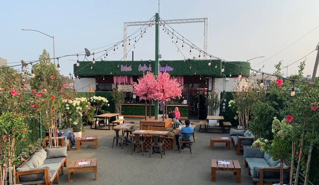 Rebel Cafe & Garden | restaurant | 2 Knickerbocker Ave, Brooklyn, NY 11237, USA | 3479160889 OR +1 347-916-0889