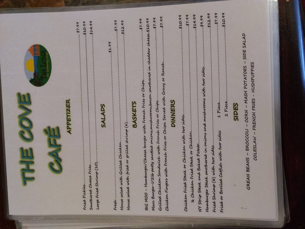 The Cove Restaurant | restaurant | Mohegan Trail, Whitney, TX 76692, USA | 2546947839 OR +1 254-694-7839