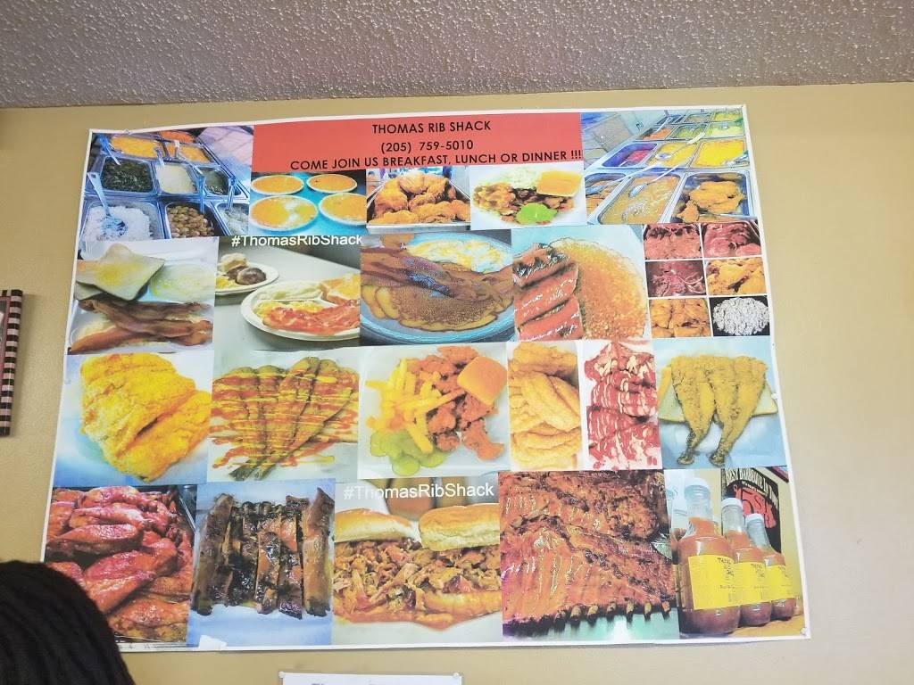 Thomas Rib Shack | restaurant | 2931 15th St, Tuscaloosa, AL 35401, USA | 2057595010 OR +1 205-759-5010