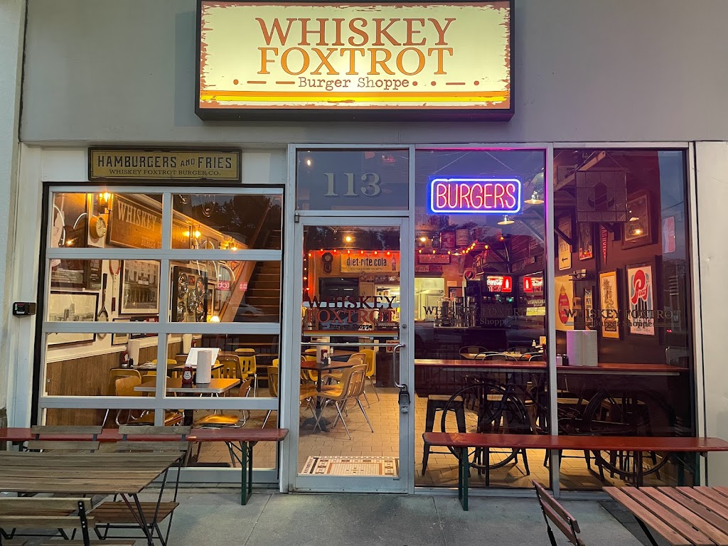 Whiskey Foxtrot Burger Shoppe | restaurant | 1919 28th Ave S STE 113, Homewood, AL 35209, USA | 2058348648 OR +1 205-834-8648