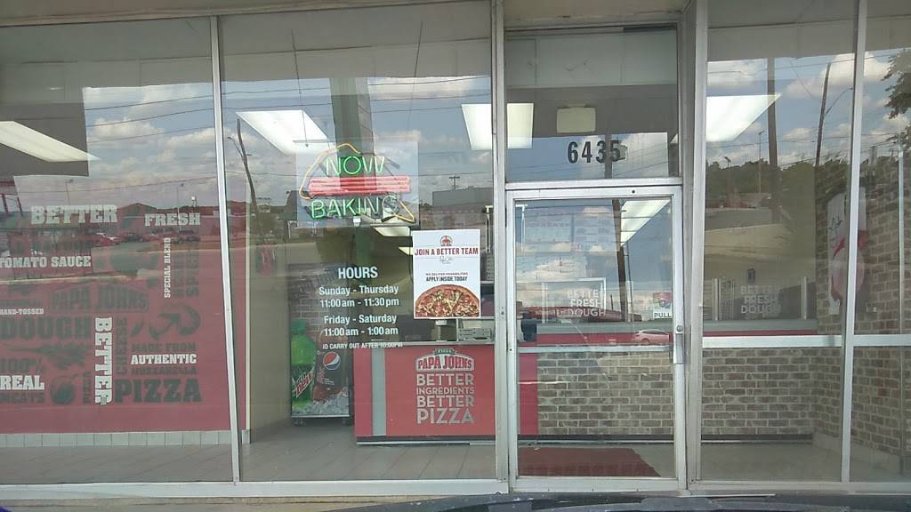 Papa Johns Pizza | restaurant | 6435 San Pedro Ave, San Antonio, TX 78216, USA | 2103757272 OR +1 210-375-7272
