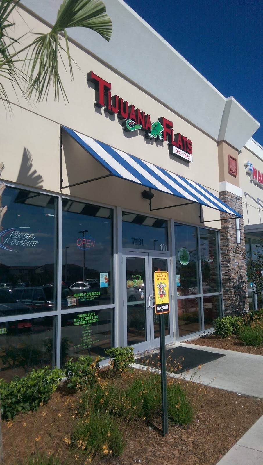 Tijuana Flats | restaurant | 7181 Lake Andrew Dr #101, Melbourne, FL 32940, USA | 3215583355 OR +1 321-558-3355