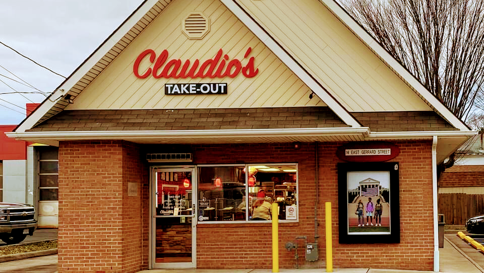Claudios Take-Out | meal takeaway | 14 E Gerrard St, Winchester, VA 22601, USA | 5406867880 OR +1 540-686-7880