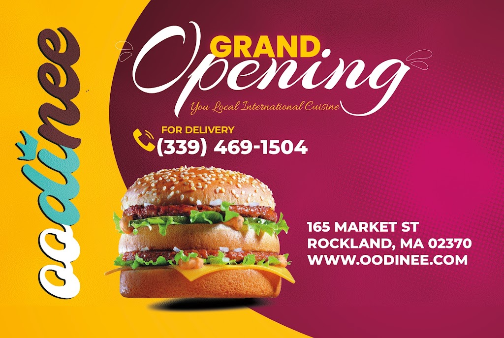 Oodinee Restaurant | restaurant | 165 Market St, Rockland, MA 02370, USA | 7813003893 OR +1 781-300-3893