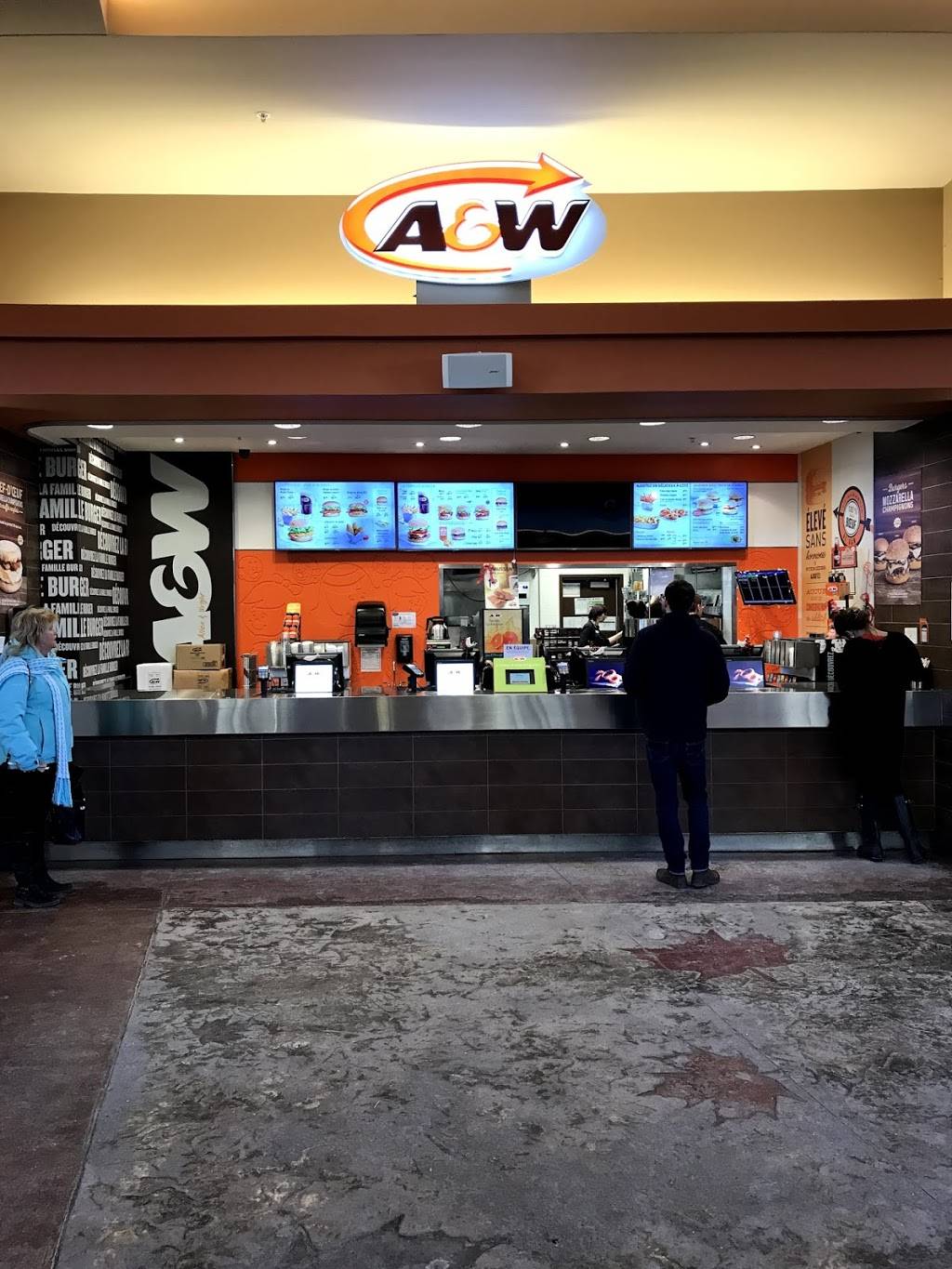 A&W Canada | restaurant | 19001 Chemin Notre Dame Suite 627, Mirabel, QC J7J 0R6, Canada | 4504201183 OR +1 450-420-1183