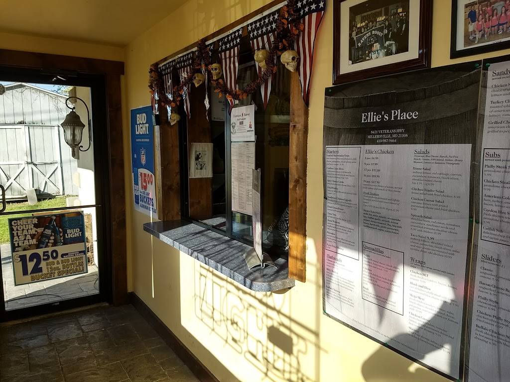 Ellies Place | restaurant | 8421 Veterans Hwy, Millersville, MD 21108, USA | 4109879464 OR +1 410-987-9464