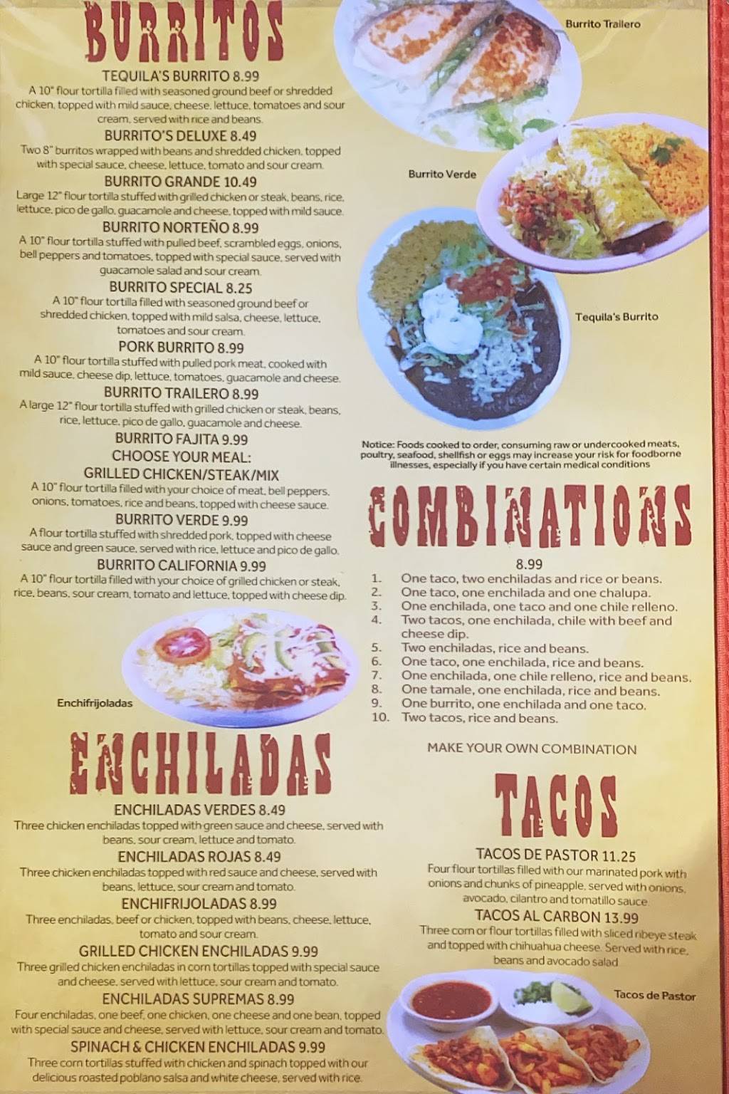 Tequilas Mexican Grill | restaurant | 1547 Bear Creek Pike Suite D, Columbia, TN 38401, USA | 9315058341 OR +1 931-505-8341