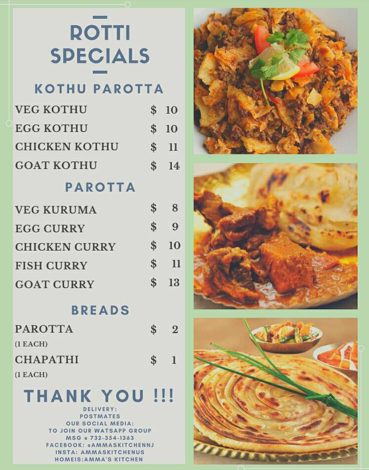 Ammas Kitchen Sommerset | meal takeaway | 2021 Lincoln Hwy, Somerset, NJ 08873, USA | 8482190024 OR +1 848-219-0024