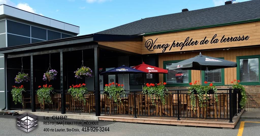 Resto-Bar Le Cube | restaurant | 400 Route Laurier, Sainte-Croix, QC G0S 2H0, Canada | 4189263244 OR +1 418-926-3244