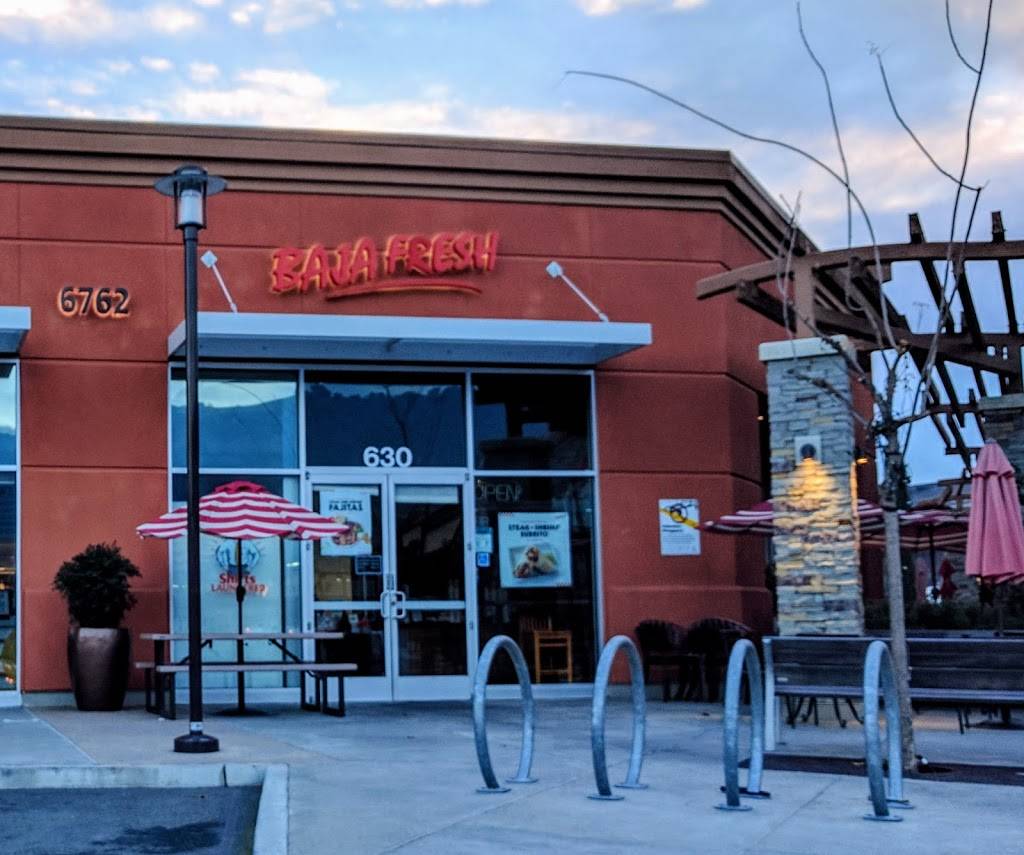 Baja Fresh | restaurant | 6762 Bernal Ave #630, Pleasanton, CA 94566, USA | 9254268686 OR +1 925-426-8686