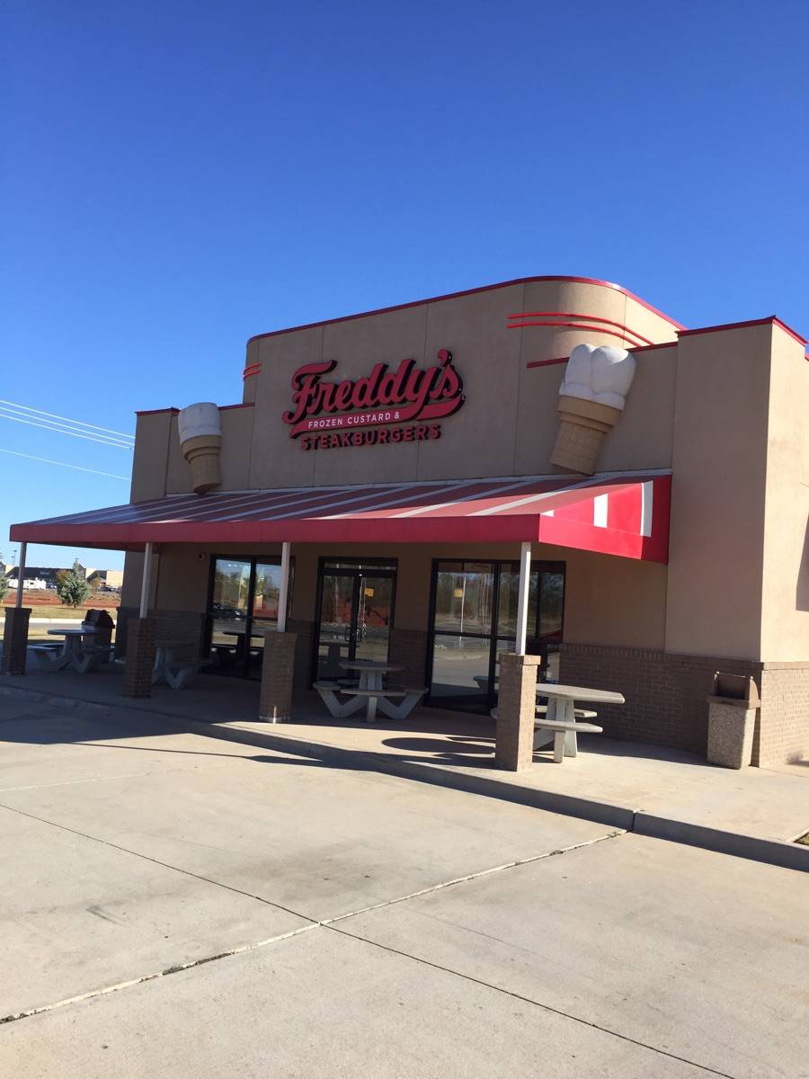 Freddys Frozen Custard & Steakburgers | restaurant | 12900 N Pennsylvania Ave, Oklahoma City, OK 73120, USA | 4057512533 OR +1 405-751-2533