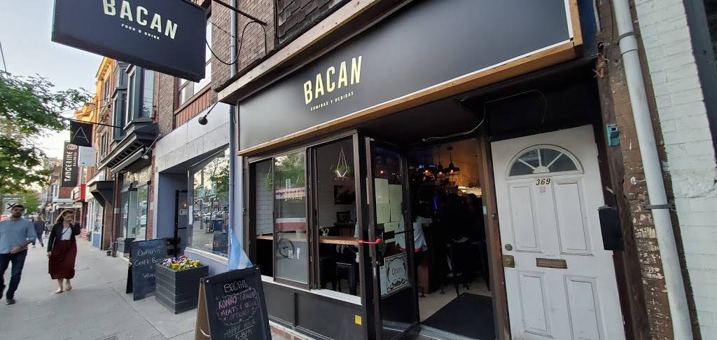 Bar Bacan | restaurant | 369 Roncesvalles Ave, Toronto, ON M6R 2M8, Canada | 4165352222 OR +1 416-535-2222
