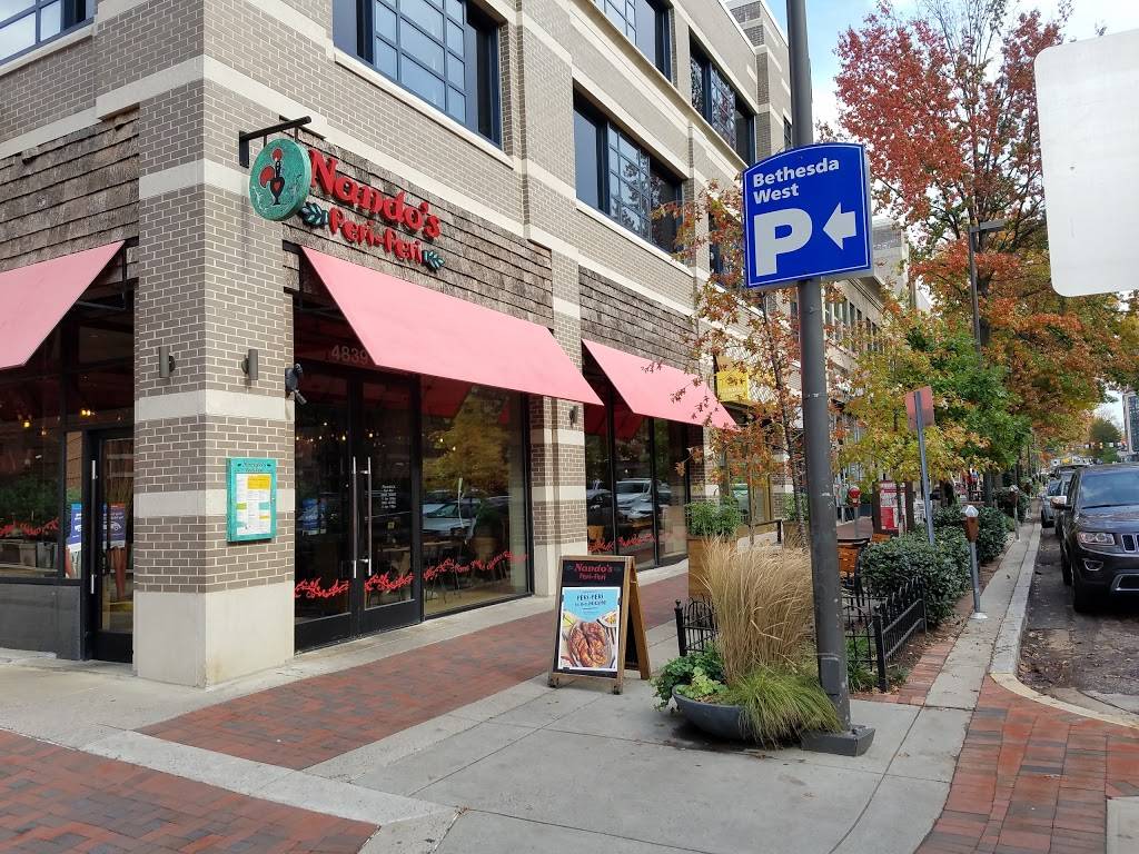 Nandos | restaurant | 4839 Bethesda Ave, Bethesda, MD 20814, USA | 3015002182 OR +1 301-500-2182