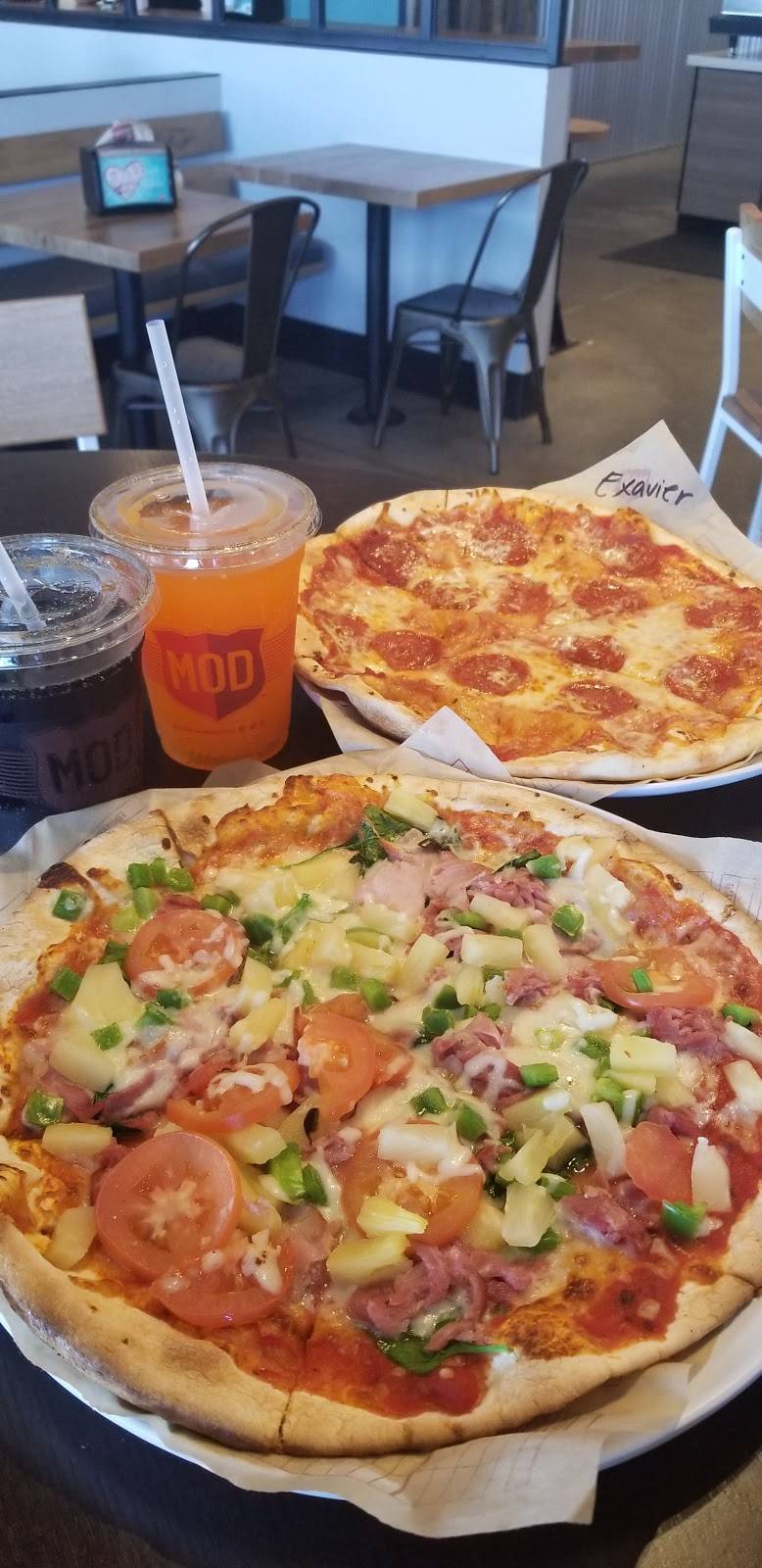MOD Pizza | restaurant | 6125 East Sam Houston Pkwy N Suite B, Houston, TX 77049, USA | 3462145120 OR +1 346-214-5120