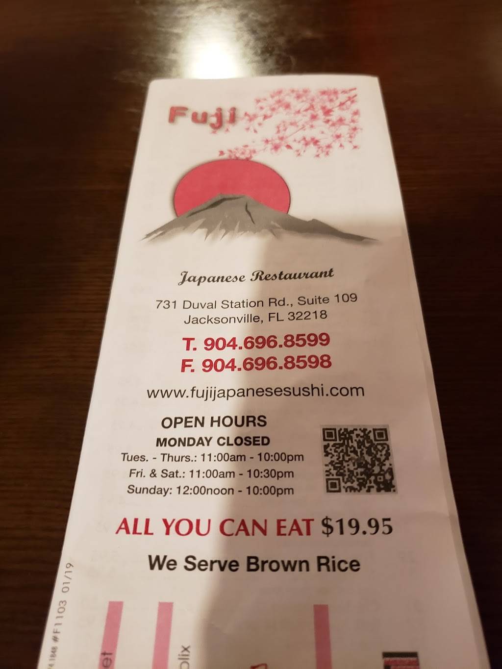 FuJi Sushi & Grill Jacksonville | restaurant | 731 Duval Station Rd #109, Jacksonville, FL 32218, USA | 9046968598 OR +1 904-696-8598