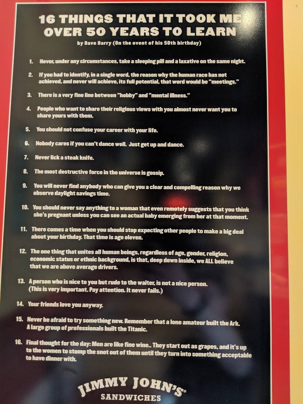Jimmy Johns | meal delivery | 1900 Hwy 13 E Suite A, Burnsville, MN 55337, USA | 9522245001 OR +1 952-224-5001