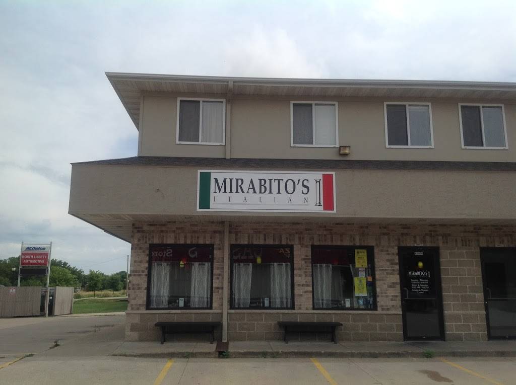 Mirabitos Italian | restaurant | 40 Sugar Creek Ln, North Liberty, IA 52317, USA | 3194591342 OR +1 319-459-1342