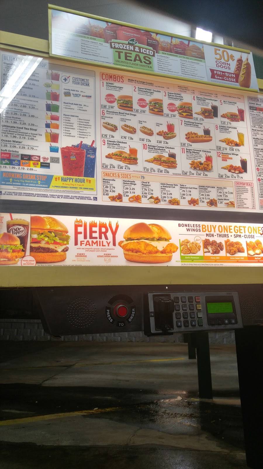 Sonic Drive-In | restaurant | 907 Jordan Ln NW, Huntsville, AL 35816, USA | 2564305021 OR +1 256-430-5021