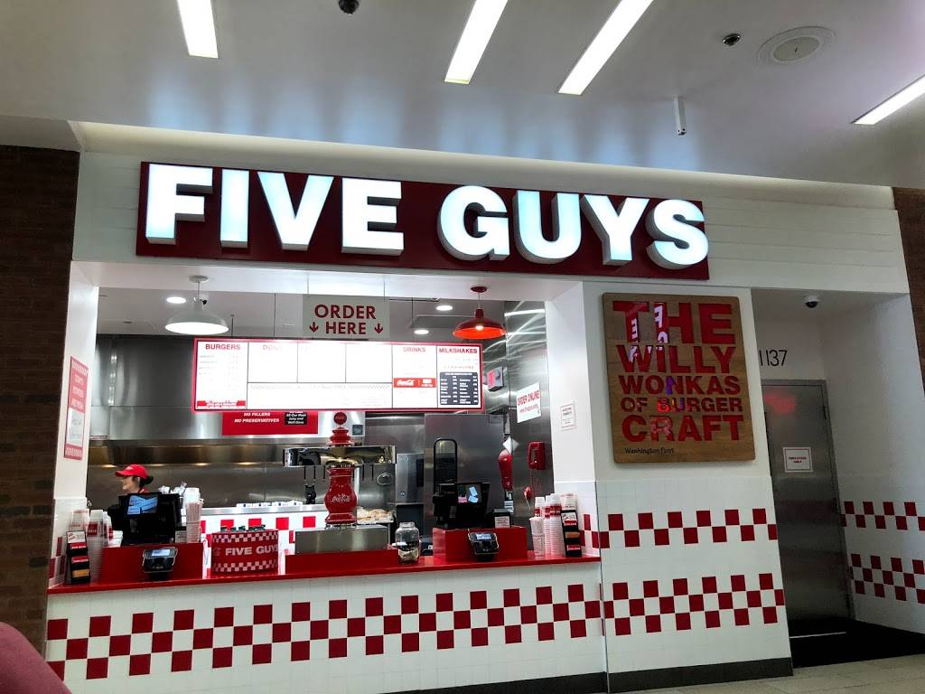 Five Guys | meal takeaway | 1137 Galleria Way Fc11, Glendale, CA 91210, USA | 8189455229 OR +1 818-945-5229