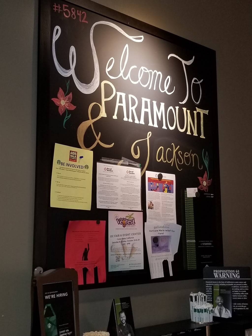 Starbucks | cafe | 7905 Alondra Blvd, Paramount, CA 90723, USA | 3475800555 OR +1 347-580-0555