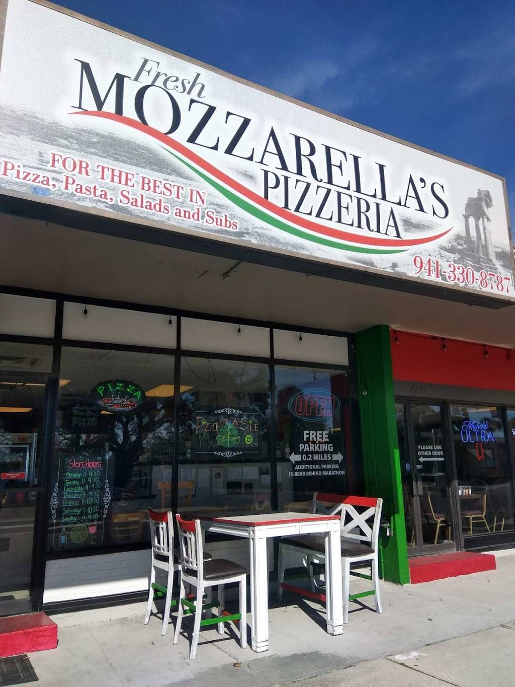 Fresh Mozzarella Pizzeria - Sarasota | restaurant | 2289 Ringling Blvd, Sarasota, FL 34237, USA | 9413308787 OR +1 941-330-8787
